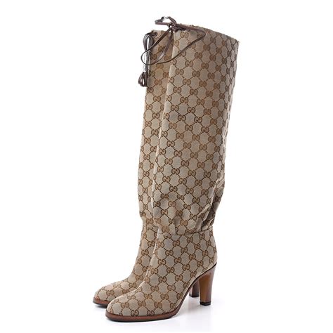 gucci bamboo monogram|gucci monogram boots price.